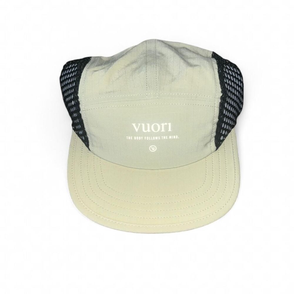 Vuori Men's Beige and Black Terrain Hat One Size Adjustable Outdoors